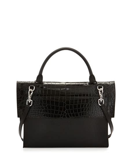givenchy shark medium stamped crocodile bag